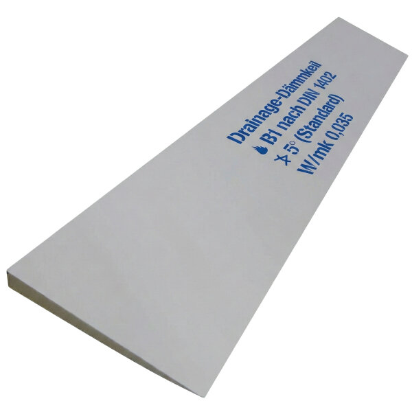 Qliving Drainage Dämmkeil 1000 x 370 x 31 mm 5° Neigungswinkel